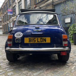 lassic-Mini-Cooper-Hire-London-Rear-Blue-Number-Plate-Boot-