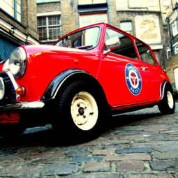 classic red mini cooper jules smallcarbigcity 90s