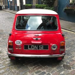 classic red mini cooper jules smallcarbigcity rear