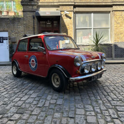 classic red white mini cooper jules small car big city hire london.jpeg front