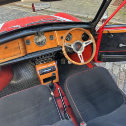 classic red white mini cooper jules small car big city hire london.jpeg sun roof