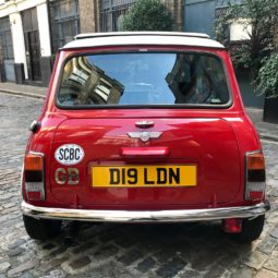 smallcarBIGCITY Classic Mini Cooper London Red rear