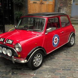 Classic Mini Cooper Hire London SIde Profile