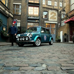 Classic Mini Cooper Hire London Turquoise