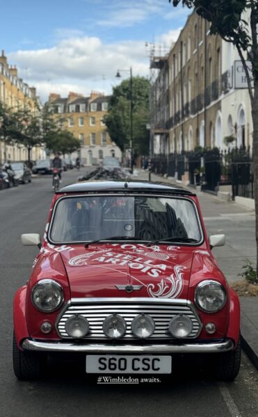 classic car wrap london by smallcarBIGCITY .Stella Front 2