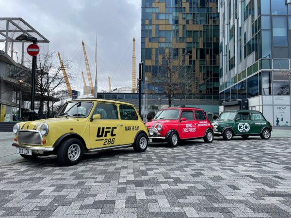 classic car wrap london by smallcarBIGCITY .UFC O2 4