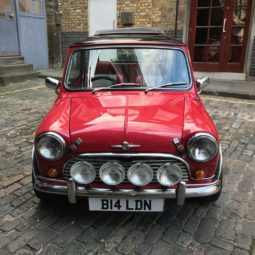 Classic Mini Cooper Hire London Rosie front