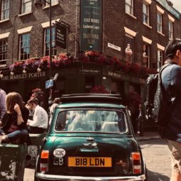 smallcarBIGCITY Foodie Lovers Tour of London Market Porter Gin tour classic Mini Cooper