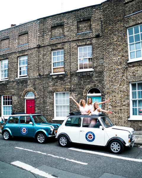 Classic mini Cooper photoshoot Roupell Street smallcarBIGCITY