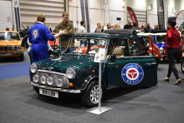 smallcarBIGCITY - Classic Mini Cooper hire - Car tours of London - Classic Car Event Hire - Agnes LCCS 2019