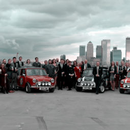 smallcarBIGCITY - Classic Mini Cooper hire - Car tours of London - Corparate Events - Minis and Guests with Canary Wharf