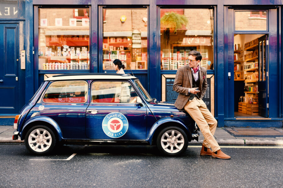 smallcarBIGCITY - Classic Mini Cooper hire - Car tours of London - Live Like A Local Tour - Tom at Borough Market