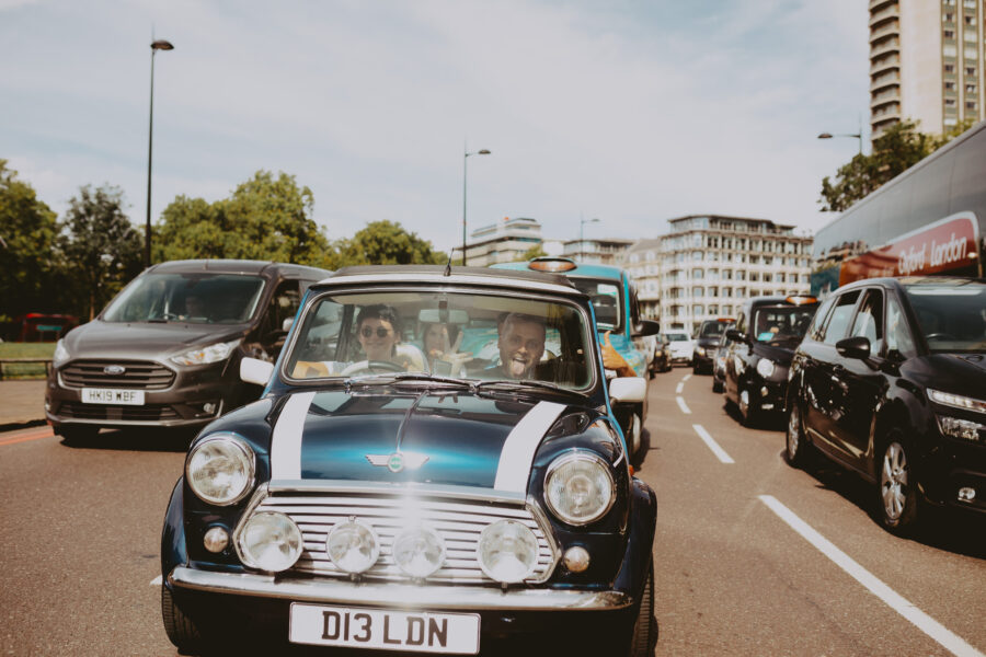 smallcarBIGCITY - Classic Mini Cooper hire - Car tours of London -Self Drive London tour - Dot and Eloise