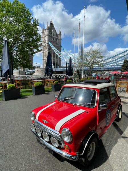 small-car-big-city-private tours of london in classic car -landmarks tower bridge