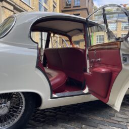 1968 Jaguar S-Type classic car hire london rear passenger