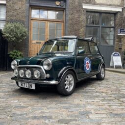 BRG Classic Mini British open Classic 1992 green front Lilibet by smallcarBIGCITY