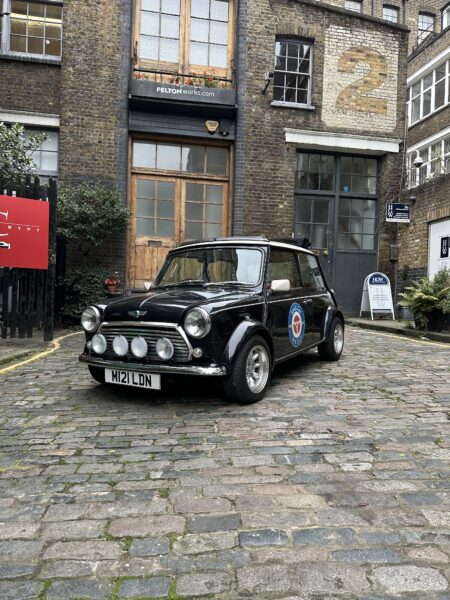 smallcarBIGCITY Classic Mini Cooper Hire London Car Stella